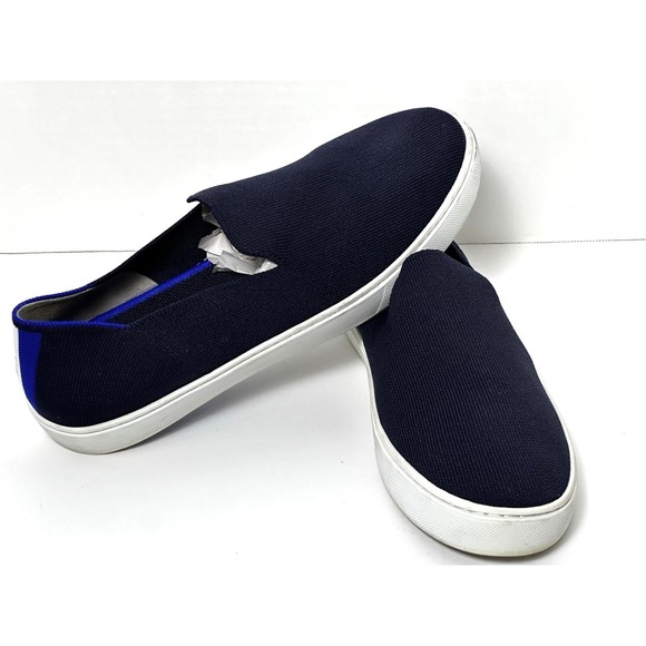 Rothy\'s Men Sneakers‎ 10.5 Navy Knit Slip On Canvas Casual Comfort Shoes main image 6